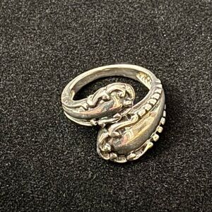 Sterling Silver Spoon Ring (Sz 6)